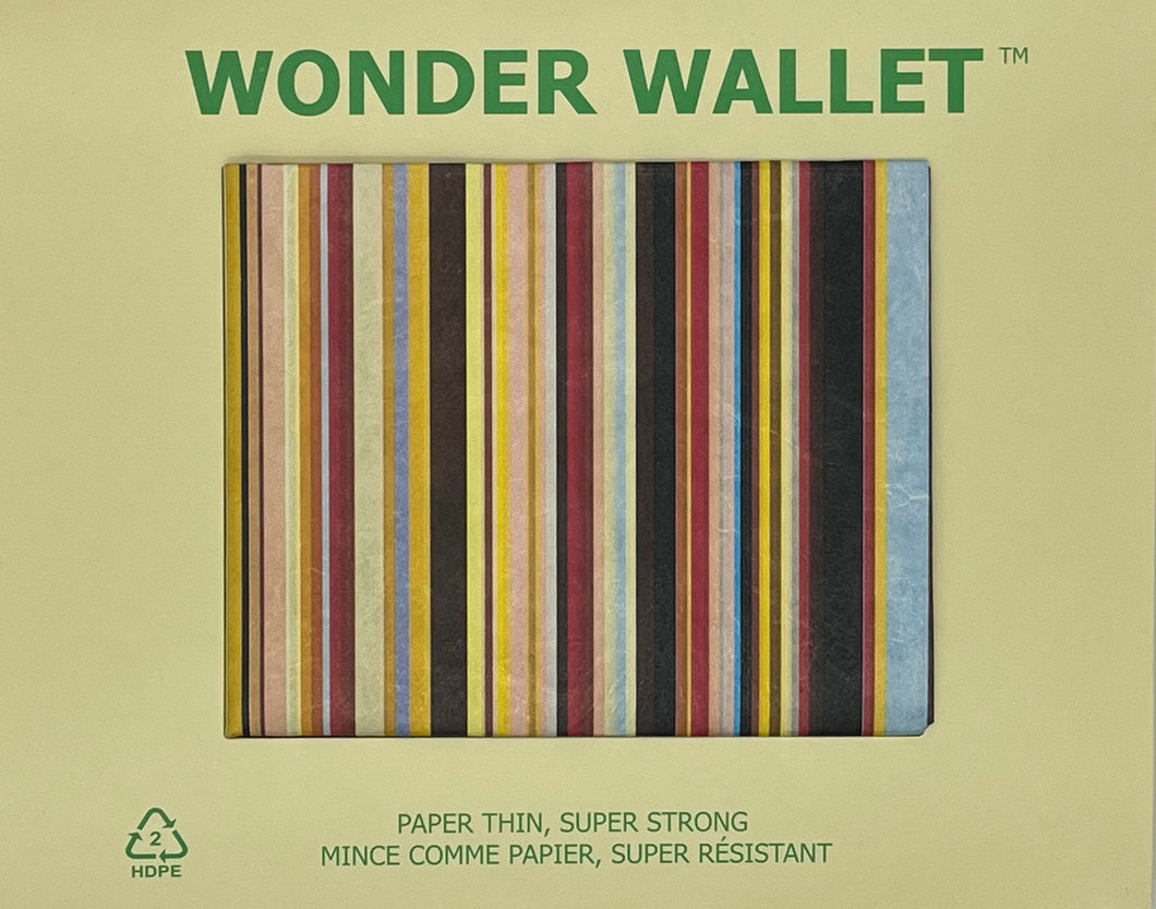 Wonder Wallet - Tyvek - Stripes